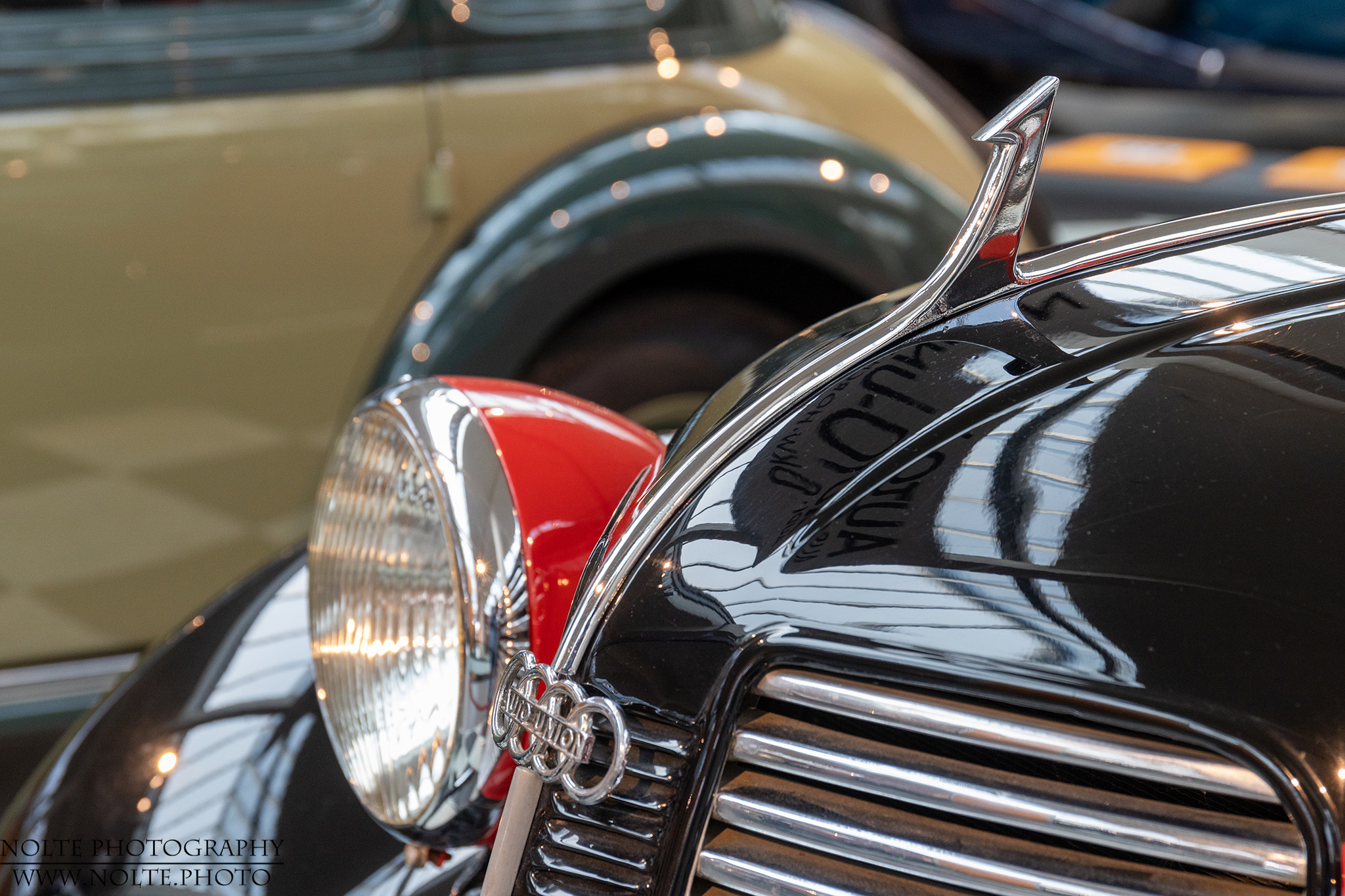 Kühlerfigur eines Auto Union-Audis.